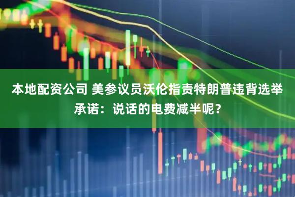 本地配资公司 美参议员沃伦指责特朗普违背选举承诺：说话的电费减半呢？